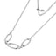 NSS1057 STAINLESS STEEL NECKLACE WITH OVAL SHAPE LINK
