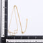 NSS1058 STAINLESS STEEL NECKLACE WITH GEOMETRIC DESIGN