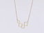 NSS1058 STAINLESS STEEL NECKLACE WITH GEOMETRIC DESIGN