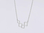 NSS1058 STAINLESS STEEL NECKLACE WITH GEOMETRIC DESIGN