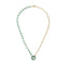 NSS1059 STAINLESS STEEL NECKLACE WITH NATURAL STONE