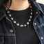 NSS1069 STAINLESS STEEL SCALLOP SHELL NECKLACE