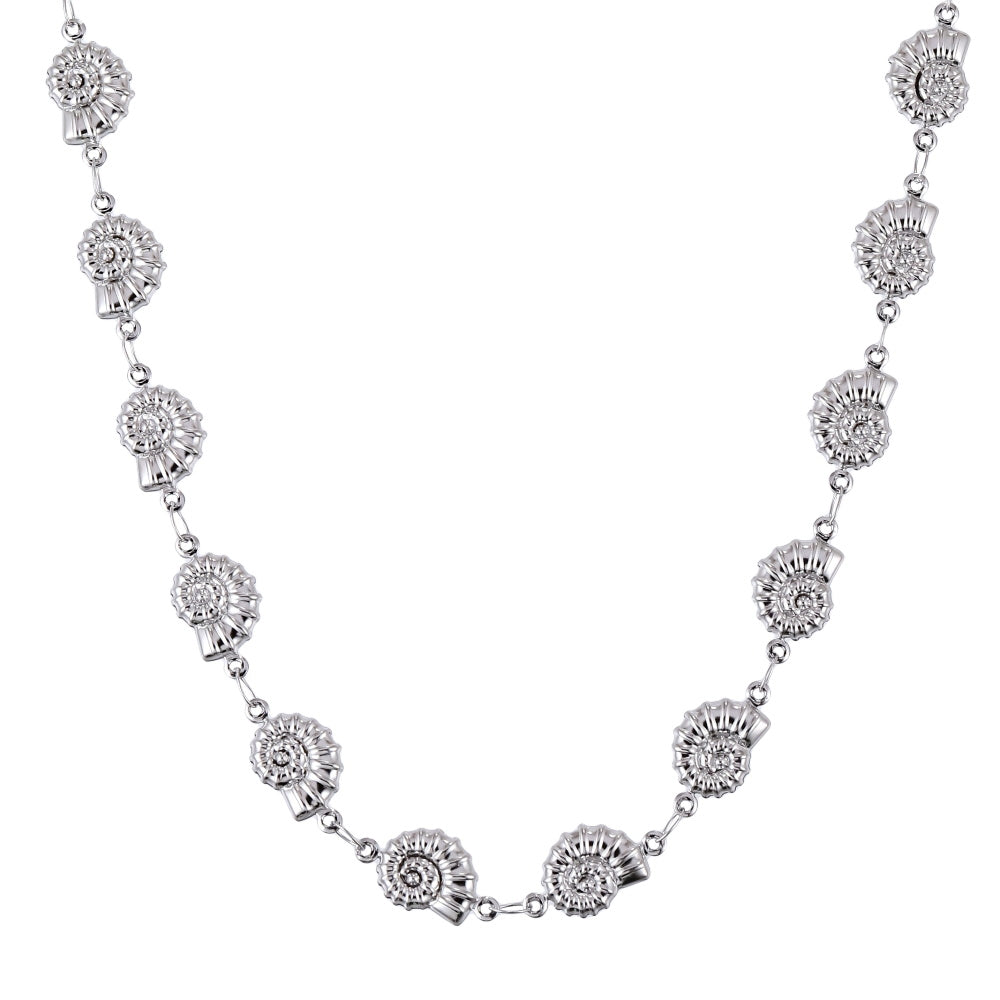 NSS1070 STAINLESS STEEL CONCH NECKLACE