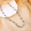 NSS1073 STAINLESS STEEL COWRIE SHELL NECKLACE