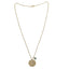 NSS1075 STAINLESS STEEL NECKLACE WITH STONE