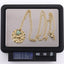 NSS1075 STAINLESS STEEL NECKLACE WITH STONE
