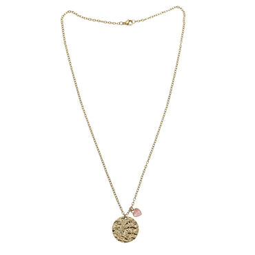 NSS1075 STAINLESS STEEL NECKLACE WITH STONE