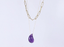 NSS1081 STAINLESS STEEL MULTI CHAIN NECKLACE WITH NATURAL STONE