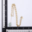 NSS1081 STAINLESS STEEL MULTI CHAIN NECKLACE WITH NATURAL STONE