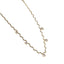 NSS1105 STAINLESS STEEL WAVY CHAIN NECKLACE WITH SQUARE CHARM