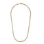 NSS1106 STAINLESS STEEL ORGANIC OVAL SHAPE CHAIN NECKLACE