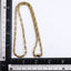 NSS1106 STAINLESS STEEL ORGANIC OVAL SHAPE CHAIN NECKLACE
