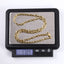 NSS1106 STAINLESS STEEL ORGANIC OVAL SHAPE CHAIN NECKLACE