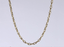 NSS1106 STAINLESS STEEL ORGANIC OVAL SHAPE CHAIN NECKLACE