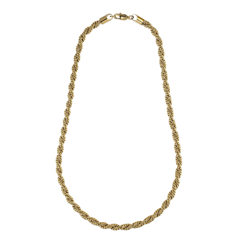 NSS1123 STAINLESS STEEL ROPE CHAIN NECKLACE
