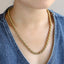 NSS1123 STAINLESS STEEL ROPE CHAIN NECKLACE