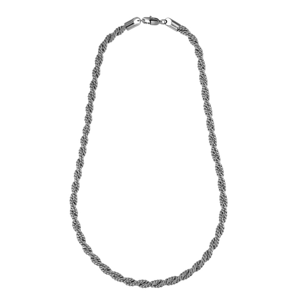 NSS1123 STAINLESS STEEL ROPE CHAIN NECKLACE