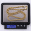 NSS1124 STAINLESS STEEL SLIM ROPE CHAIN NECKLACE