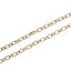 NSS1125 STAINLESS STEEL TWISTED OVAL CHAIN NECKLACE