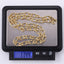 NSS1125 STAINLESS STEEL TWISTED OVAL CHAIN NECKLACE