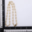 NSS1127 STAINLESS STEEL BONE LINK CHAIN NECKLACE