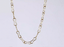 NSS1127 STAINLESS STEEL BONE LINK CHAIN NECKLACE