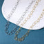 NSS1129 STAINLESS STEEL HEART CHAIN NECKLACE