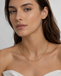 NSS1129 STAINLESS STEEL HEART CHAIN NECKLACE