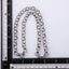 NSS1133 STAINLESS STEEL ROCK O RING CHAIN NECKLACE