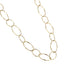 NSS1134 STAINLESS STEEL BIG TWISTED OVAL CHAIN NECKLACE