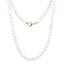 NSS861 STAINLESS STEEL NECKLACE WITH SHELL PEARL AAB CO..