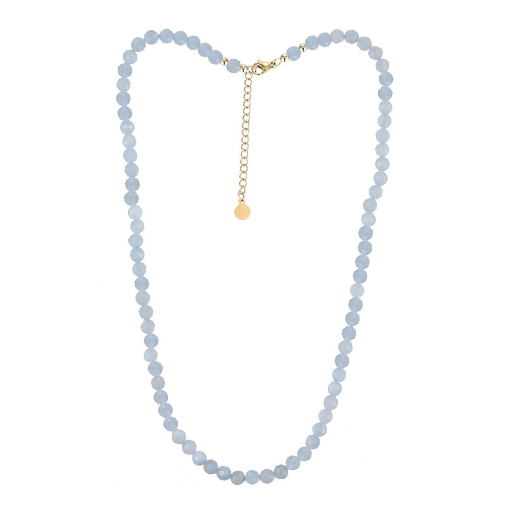 NSS865 NATURAL STONE NECKLACE AAB CO..