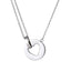 NSS890 STAINLESS STEEL NECKLACE WITH CZ AAB CO..