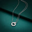 NSS890 STAINLESS STEEL NECKLACE WITH CZ AAB CO..