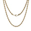 NSS905 STAINLESS STEEL ROPE CHAIN NECKLACE AAB CO..