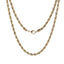NSS905 STAINLESS STEEL ROPE CHAIN NECKLACE