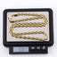 NSS905 STAINLESS STEEL ROPE CHAIN NECKLACE