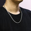 NSS905 STAINLESS STEEL ROPE CHAIN NECKLACE