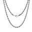 NSS905 STAINLESS STEEL ROPE CHAIN NECKLACE