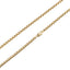 NSS906 STAINLESS STEEL ROUND BOX CHAIN NECKLACE AAB CO..