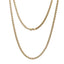 NSS906 STAINLESS STEEL ROUND BOX CHAIN NECKLACE