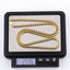 NSS906 STAINLESS STEEL ROUND BOX CHAIN NECKLACE