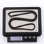 NSS906 STAINLESS STEEL ROUND BOX CHAIN NECKLACE