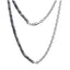 NSS927 STAINLESS STEEL & HESHI BEAD NECKLACE
