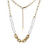 NSS940 STAINLESS STEEL NECKLACE WITH BEADS
