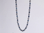 NSS942 STAINLESS STEEL & HEMATITE BEADS NECKLACE
