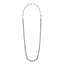 NSS944 STAINLESS STEEL & HEMATITE BEADS NECKLACE