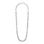 NSS946 STAINLESS STEEL & HEMATITE BEADS NECKLACE