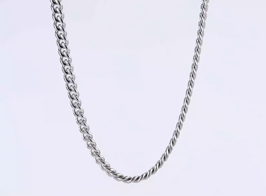 NSSC139 STAINLESS STEEL MIAMI CUBAN CHAIN