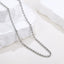 stainless steel chain, diamond cut, cable chain, elegant lady jewelry